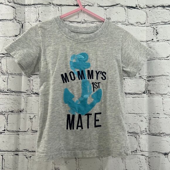 Boys "Mommy's First Mate" tee shirt Size 2T - Picture 1 of 3